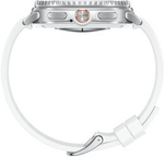 Смарт-часы Samsung Galaxy Watch8 Classic LTE 46mm [корпус - серебристый, ремешок - белый, 1.34", Super AMOLED, 438x438, IP68, Bluetooth, NFC, Wi-Fi, для Android 12.0 и выше]