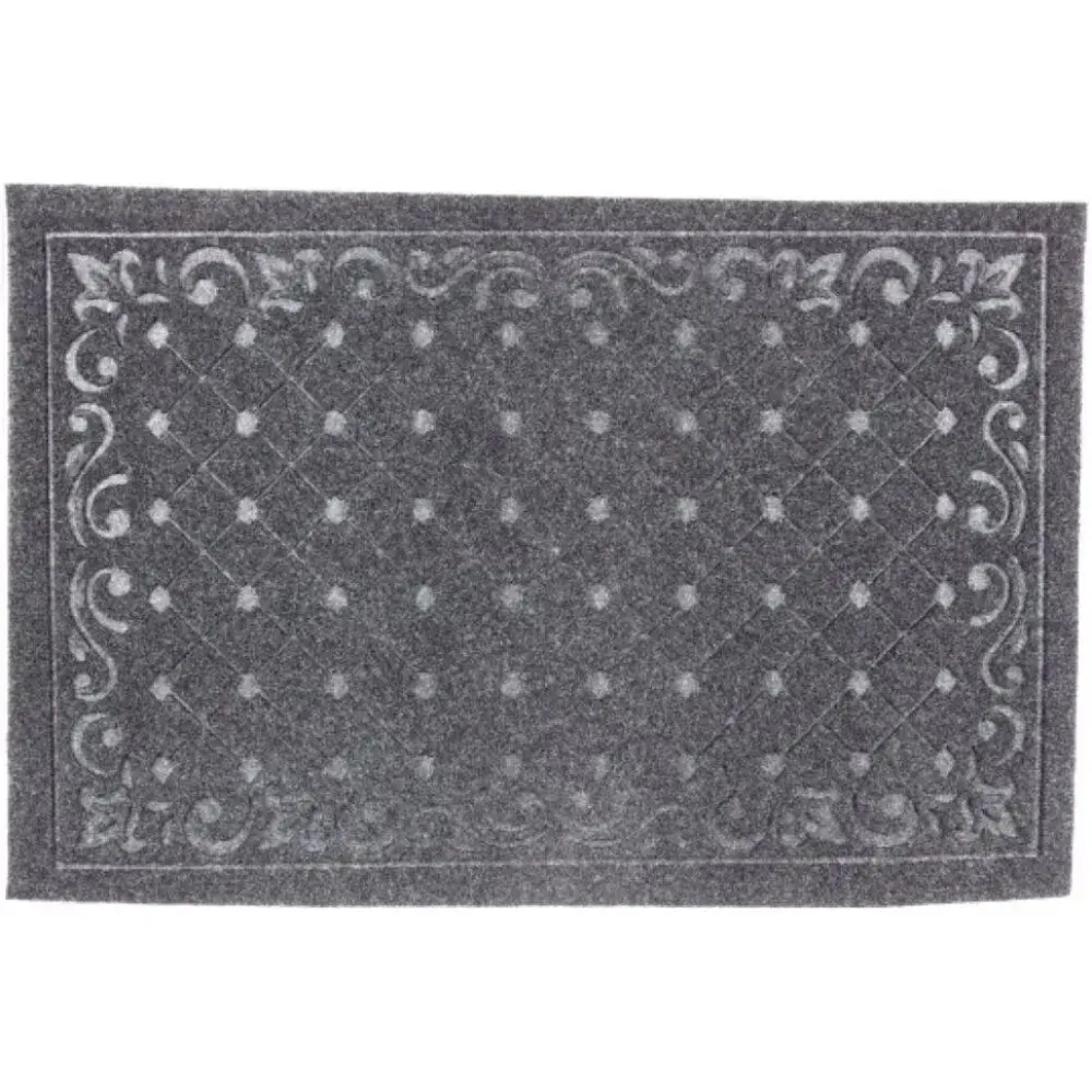 Коврик влаговпитывающий, 40*60 см. Ромбы серый
