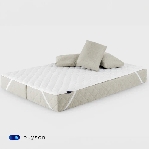 Бескаркасный диван-кровать (трансформер) BuyHit (бежевый)