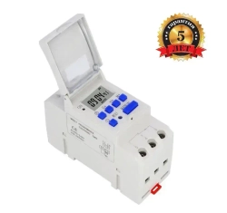 Таймер THC15A ДОСТАВКА ИЗ РОССИИ не Из-за рубежа, электронный программируемый (реле времени) 220 вольт, до 3300 Вт - электродвигатели, освещение, логические тех. процессы, таймер на дин рейку.