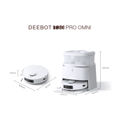 Ecovacs Deebot T30 Pro Omni (белый)