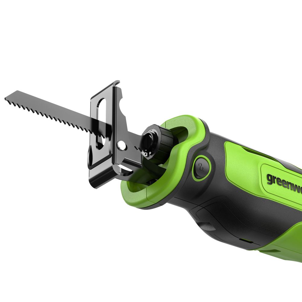 Пила сабельная акк. Greenworks GPT-BLRS-1, 24V, б/щет, 0-3000/мин, рез 115 мм дер.,1х4Ач,ЗУ,кор (1200607CUB)