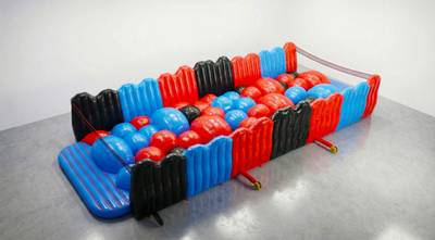 Надувное препятствие (модуль) для полосы препятствий «Волнорез», 8×4×2 м