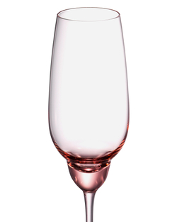 Набор фужеров для игристого вина 2шт 240мл Klimchi Тени розовый