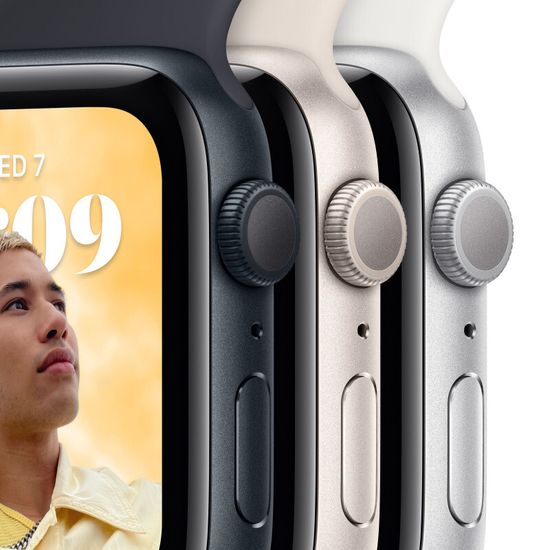 Apple Watch SE 2023, 40 мм синий, текстильный ремешок
