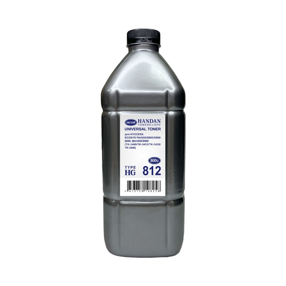 Тонер HANDAN тип HG812 для KYOCERA Универсальный (900гр) Silver