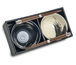 Mensa Home Набор из 2 мисок 13x8 см + 2 пары палочек для еды