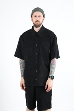 Рубашка BLK CROWN Baggy Вельвет Черный