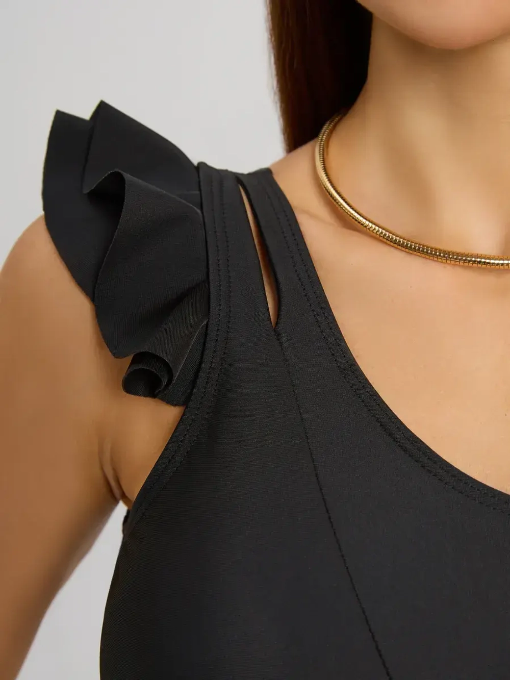 Купальник раздельный с высокой посадкой