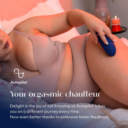 Бесконтактный клиторальный стимулятор Womanizer Premium 2 синий