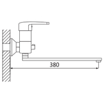 Смеситель для ванны Oute T28 T2823L