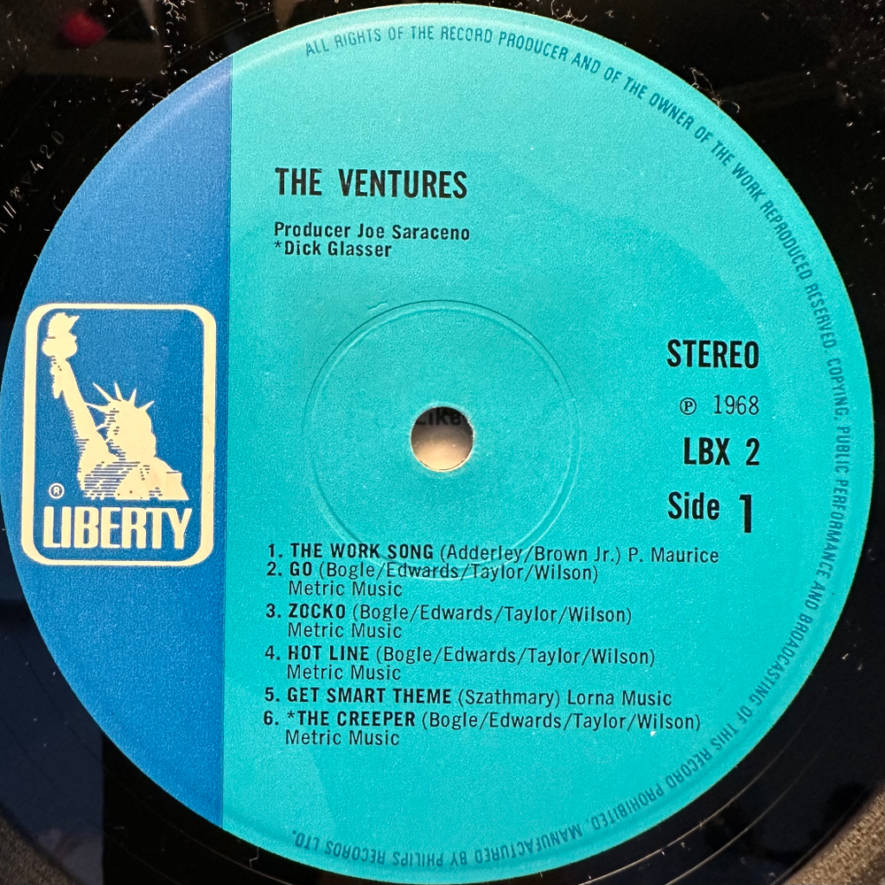 The Ventures ‎– The Ventures (Англия 1968г.)