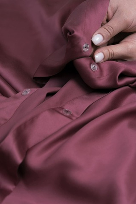 Пододеяльник 150x200 German Grass Purple Brilliant бордовый