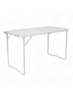 Набор мебели Nisus (СТАЛЬ) стол + 4 табурета (чехол,Velcro) Green (N-FS-21407+21124-S-G)