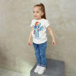 Футболка для девочек "Rainbow Dash" р.86-92, белый 6243463 (My Little Pony), 1 шт.