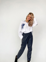 Рубашка с пером на кармане Белый 4