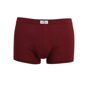 Мужские трусы боксеры бордовые с принтом Tom Tailor 70332/5646 435