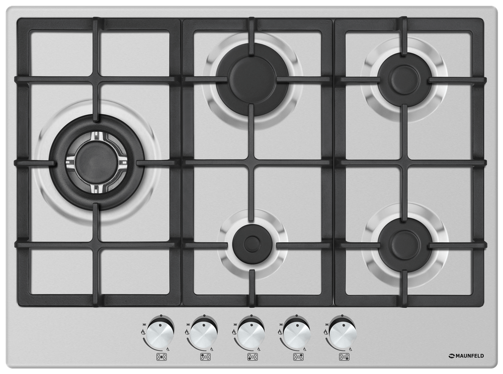 Газовая варочная панель MAUNFELD EGHS.75.33CS\G фото 