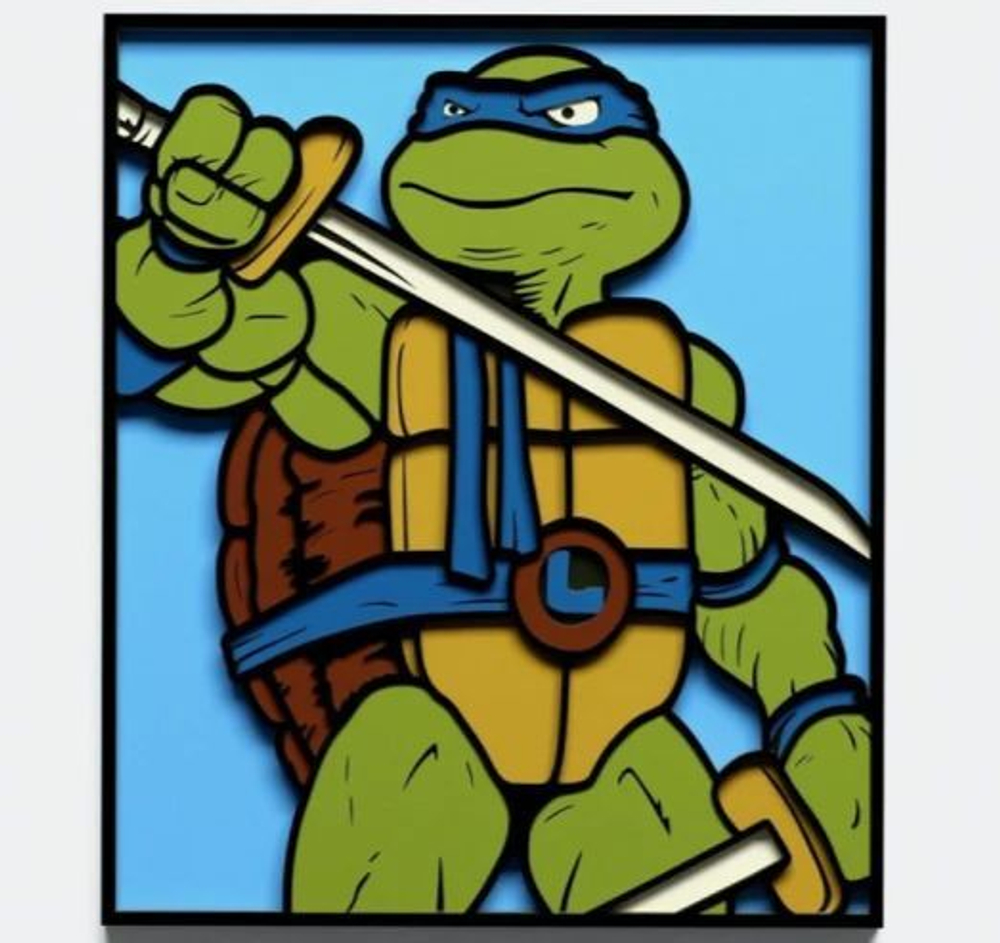 3D Картина по номерам из дерева Леонардо, 23x30 см