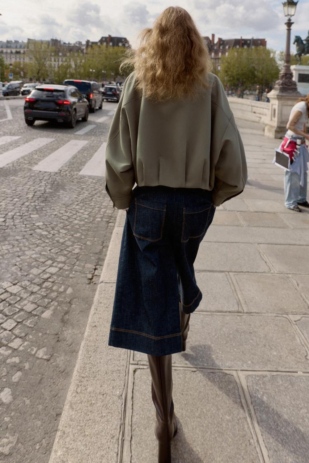 ZARA БОМБЕР, ХАКИ