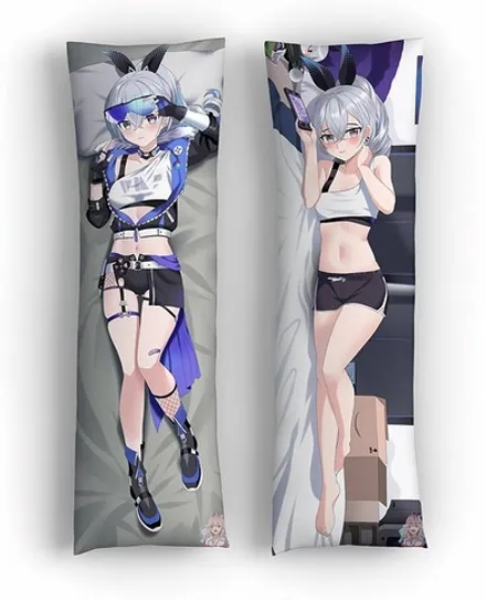 Дакимакура Серебряный Волк №3