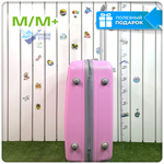 Средний чемодан King of King, Розовый, M