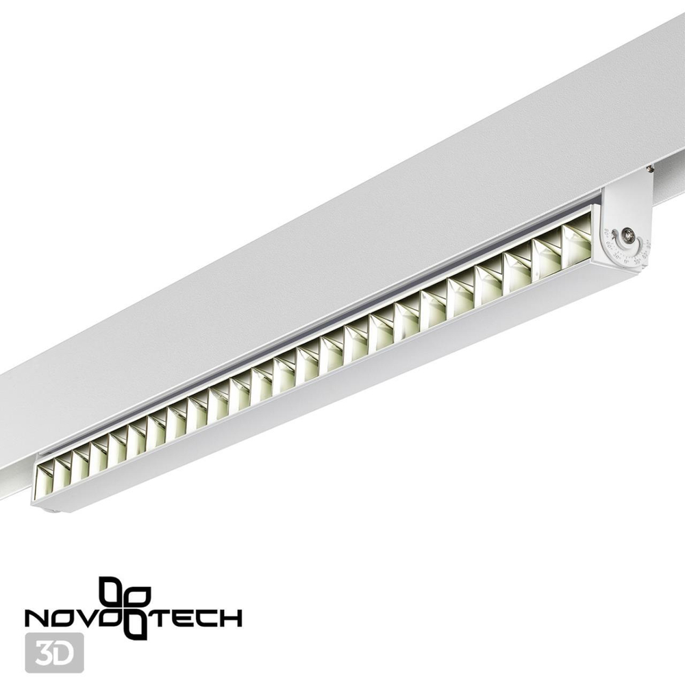 358544 SHINO NT21 036 белый Трековый светильник для низковольного шинопровода IP20 LED 4000K 24W 48V FLUM