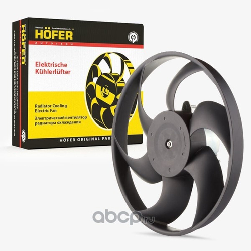 Вентилятор охл. радиат. в сб. /1118 Калина, 2123/ (HOFER)