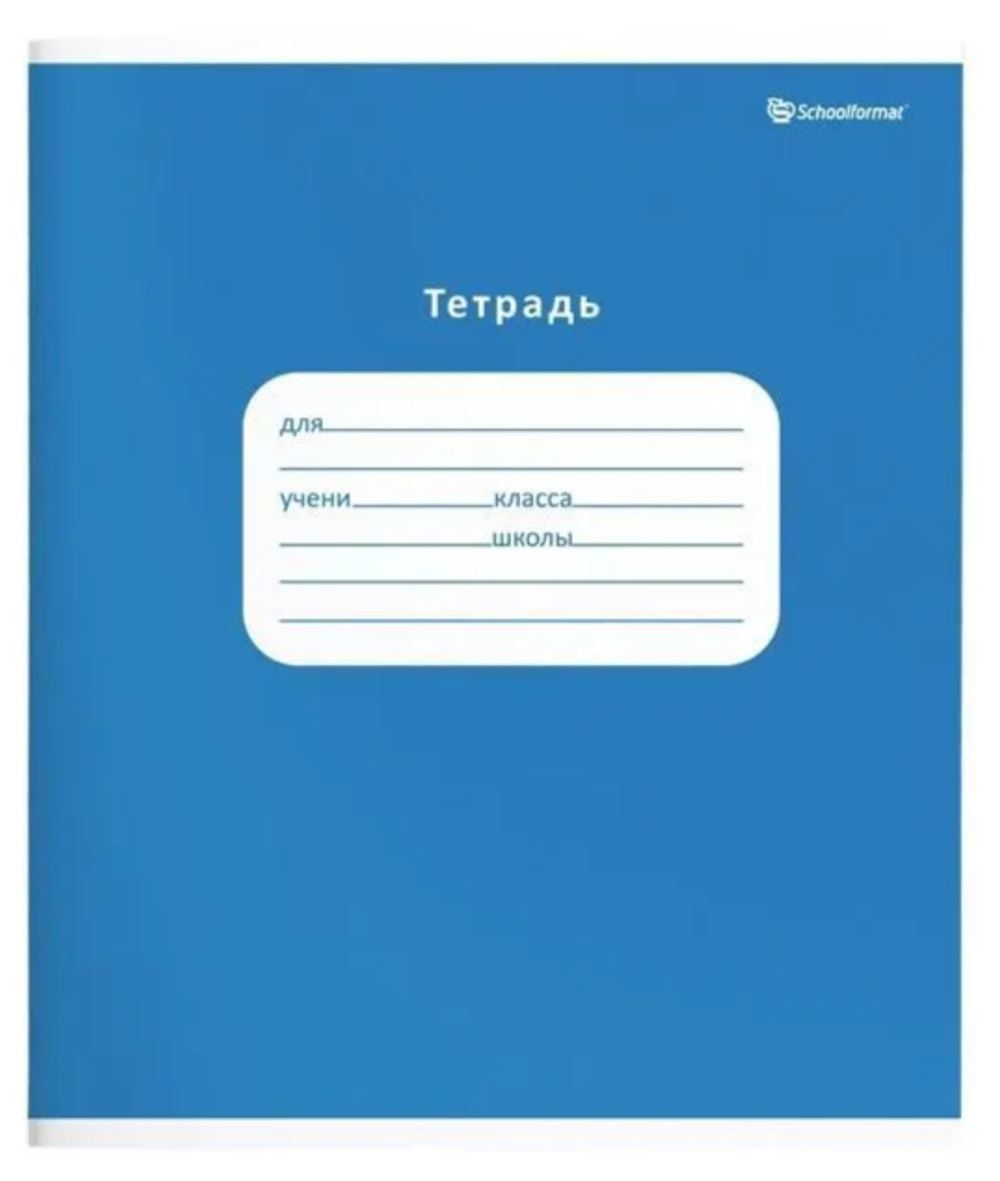 Schoolformat Тетрадь в клетку 12 листов в ассорт.