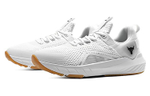 Under Armour Project Rock BSR 3 Johnson non-slip wear-resistant low-top training shoes white gray