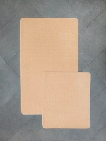 Комплект ковриков для ванной и туалета My Crystal 60*100 и 50*60 Классик,бежевый