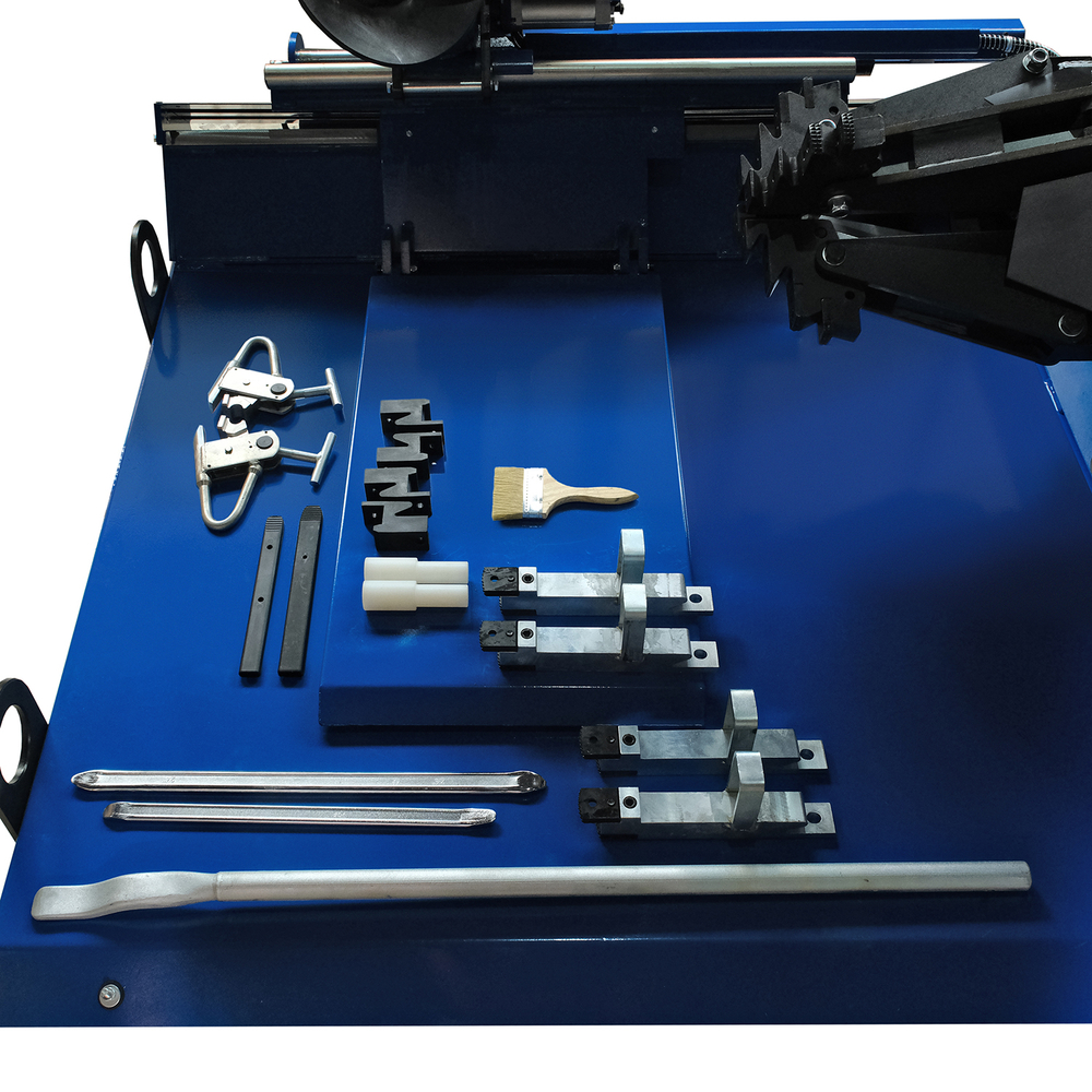 Станок шиномонтажный ROSSVIK V-57A для груз. автошин, до 46" (с удл. до 56"), 380В Цвет синий RAL500