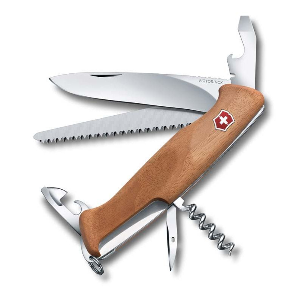 Нож перочинный Victorinox RangerWood 55 (0.9561.63) 130мм 10функций дерево