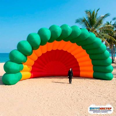 Надувная сцена ракушка «Закатный веер», 12×7×8 м