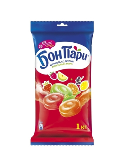 Леденцы Бон Пари фруктовый микс 1 кг