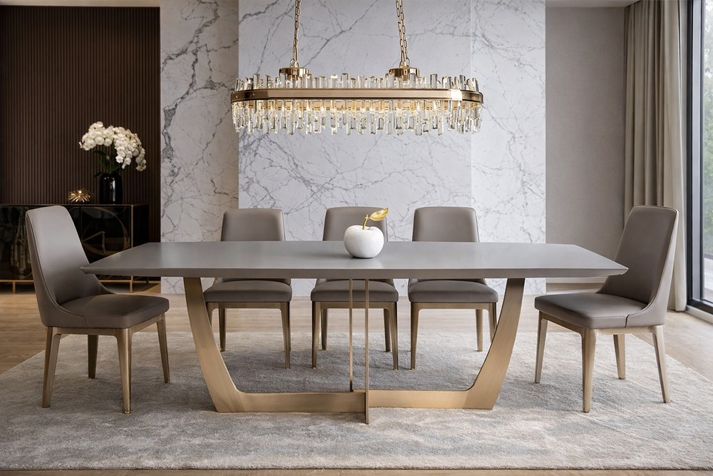 Стул Garda Decor Бэль Эйр (Bel Air) светло-серый 46,5*58*81 см