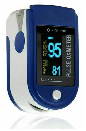 Портативный пульсоксиметр на палец Fingertip Pulse Oximeter LK88