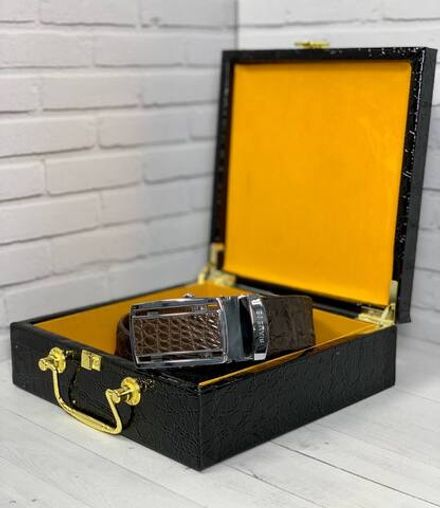 Ремень из кожи крокодила