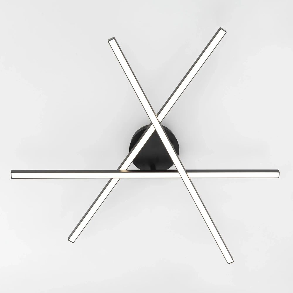 Citilux Стиг CL203131 LED Люстра потолочная с пультом Чёрная