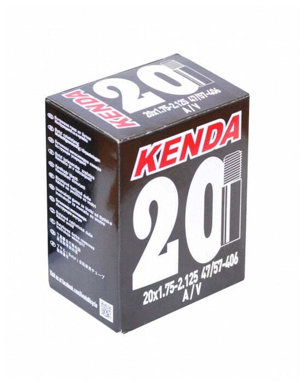 Камера KENDA 20x1,75-2,125 (47/57-406) автониппель
