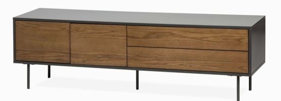 ТВ-тумба Bob 180х55 цвет тёмно-серый