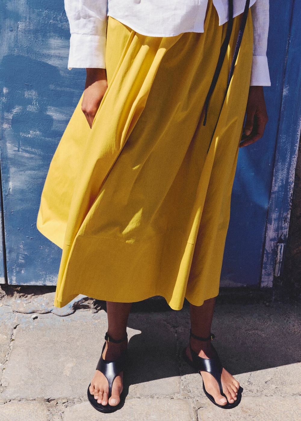 Кожаные сандалии с ремешками