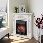 Каминокомплект Real Flame Anita Corner WT с очагом Majestic Lux Black (угловой) (без пульта)