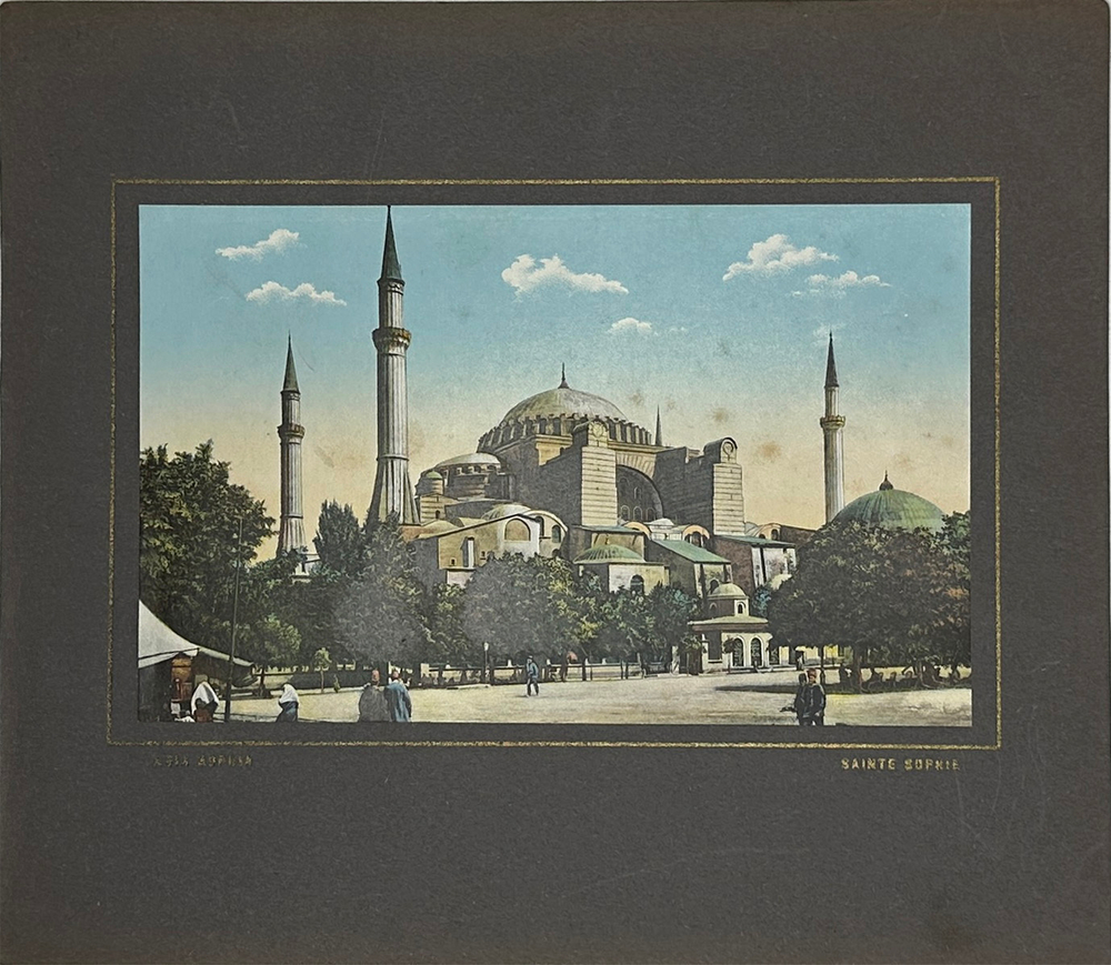 Старый Стамбул. Серия цветных фотолитографий в паспарту. Нач. XX в.