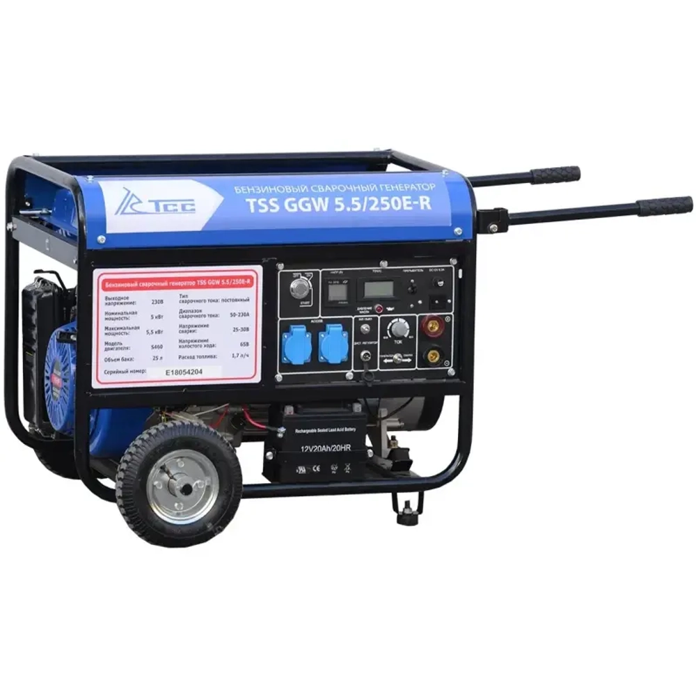 ТСС GGW 5.5/250E-R бензиновый сварочный генератор 018686