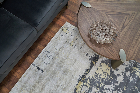 Ковер 200x300 см Garda Decor Ascona ручной работы вискоза коричнево-бежевый