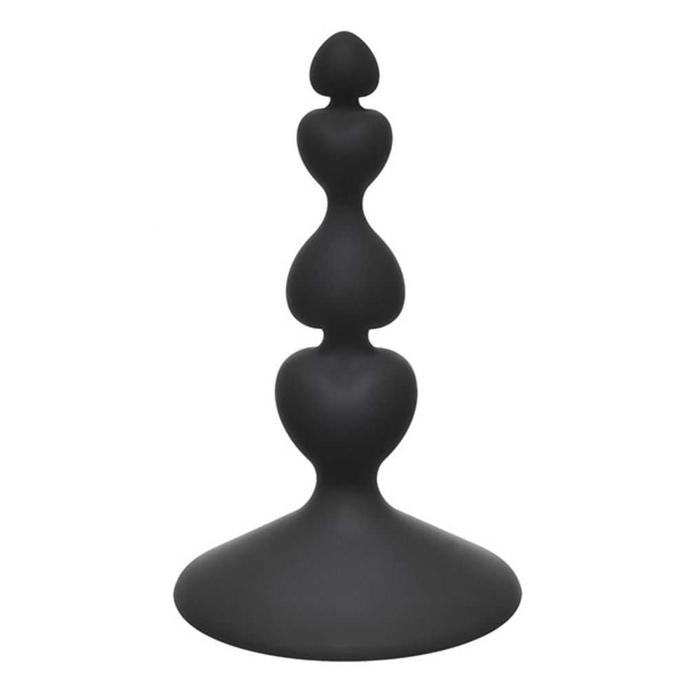 Чёрная анальная пробка 10см Lola Games Sweetheart Plug Black 4106-03Lola