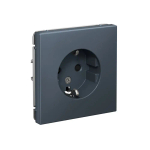 ARTGALLERY РОЗЕТКА с заземлением со шторками, 16А, механизм, ГРИФЕЛЬ