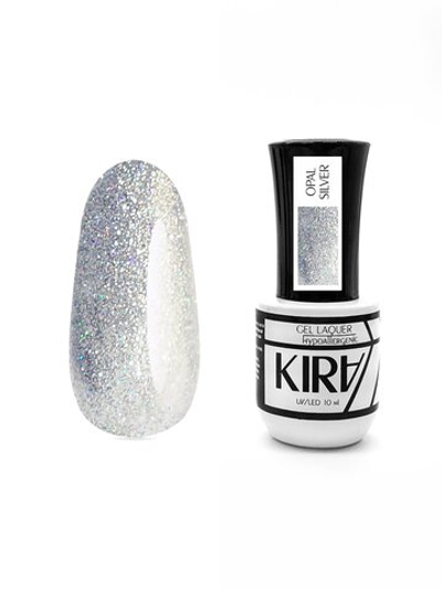 КИРА гель-лак OPAL SILVER 10 мл.