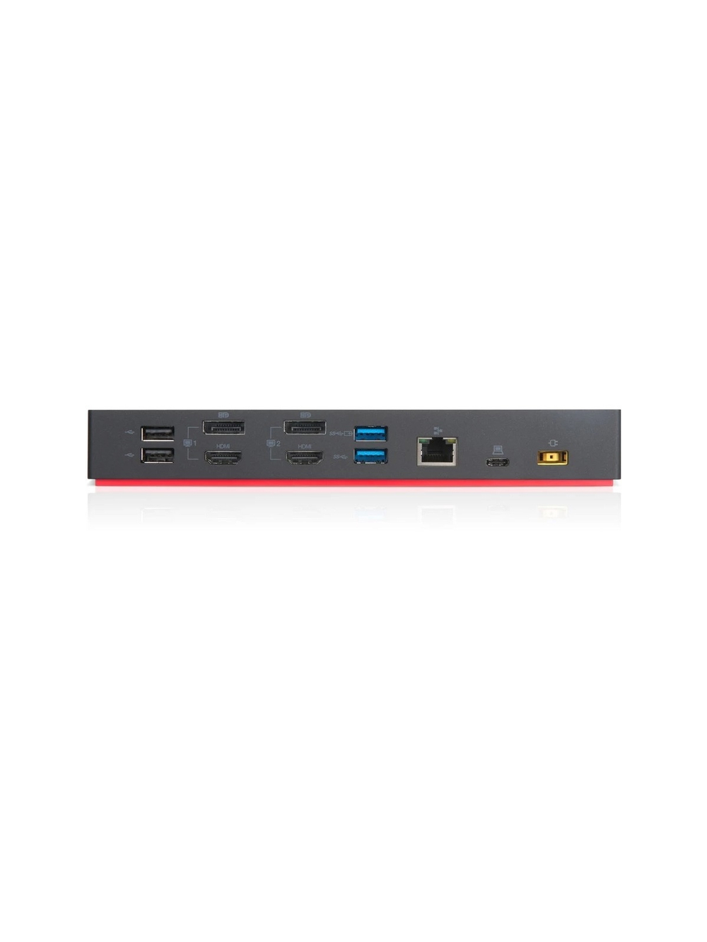 Lenovo [40AF0135EU] ThinkPad Hybrid USB-C with USB-A Dock (2x DP 1.2, 2x HDMI, 3x USB 3.1, 2x USB 2.0, 1x USB-C, 1x RJ-45, 1x Combo Audio Jack 3.5mm)"